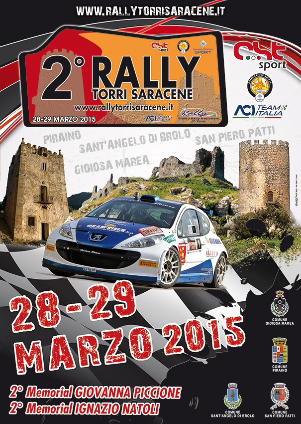 Locandina 2° rally Torri saracene torri