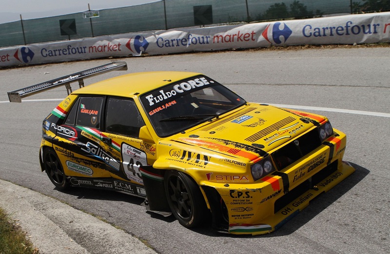 Giuliani action Lancia Delta Evo