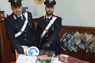 Merce sequestrata dai Carabinieri