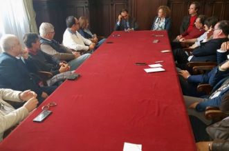Riunione Calanna e i sindacati