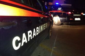 Auto carabinieri in notturna