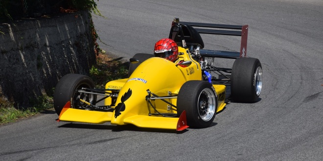 Rosario Miano su Reynard 903 allo Slalom San Piero Patti