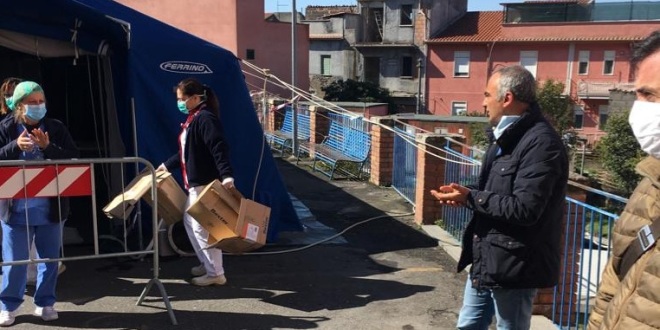 Calanna sopralluogo in ospedale