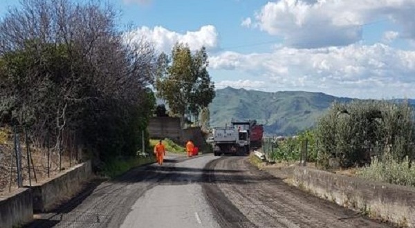 Bronte Inizio lavori strade provinciali